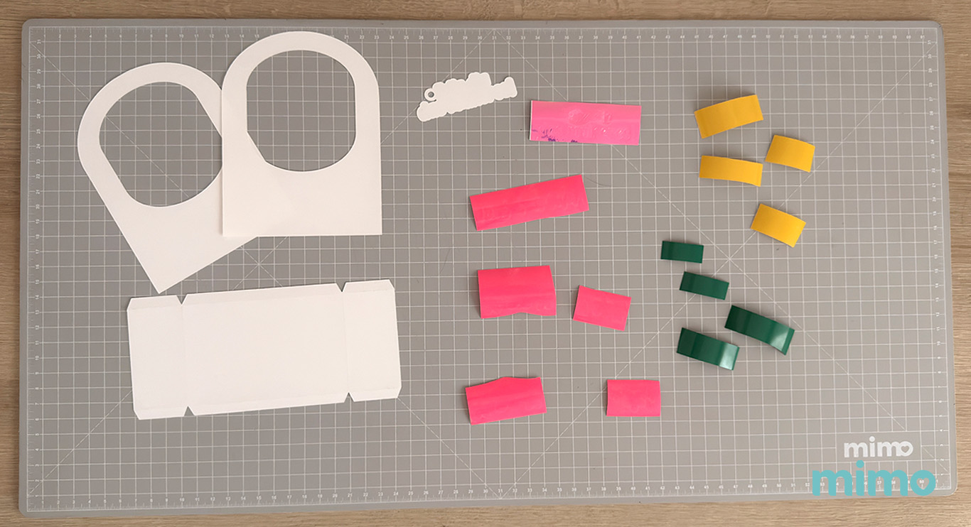 Materiais já recortados Materiais já recortados