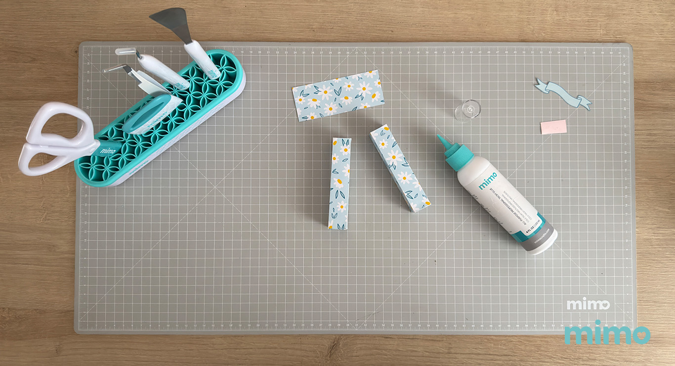 Base do porta-retrato de papel Base do porta-retrato de papel