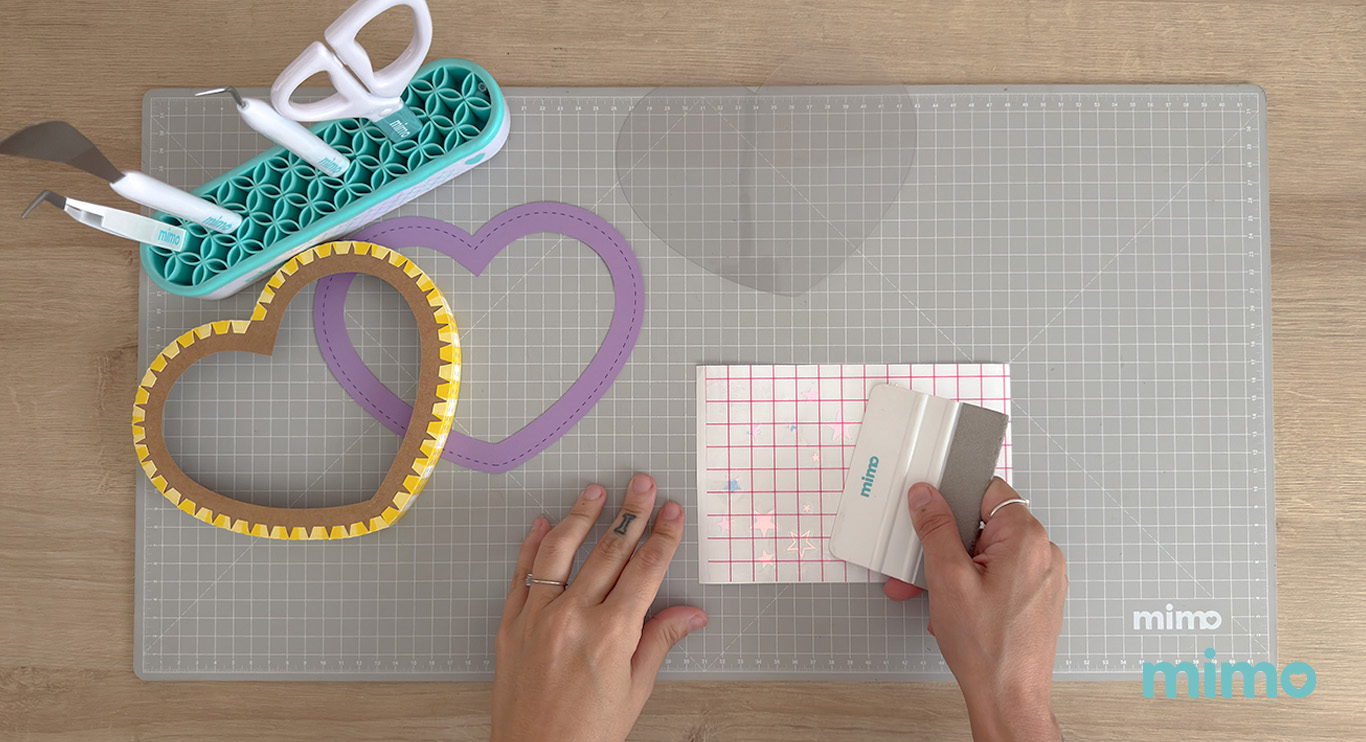 transferindo o vinil adesivo transferindo o vinil adesivo