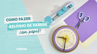 Como Fazer Relógio de Parede com Papel? DIY