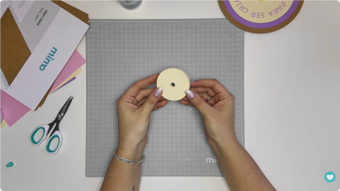 estrutura para sustentar o relogio de papel estrutura para sustentar o relogio de papel